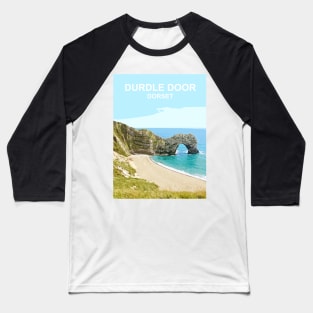 Dorset Durdle Door. Travel location poster Baseball T-Shirt